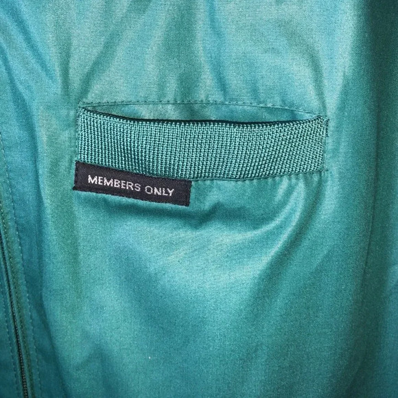 Members Only Racer Jacket Mens Size 42  Europe Craft Hong Kong EUC with Liner - Picture 2 of 9